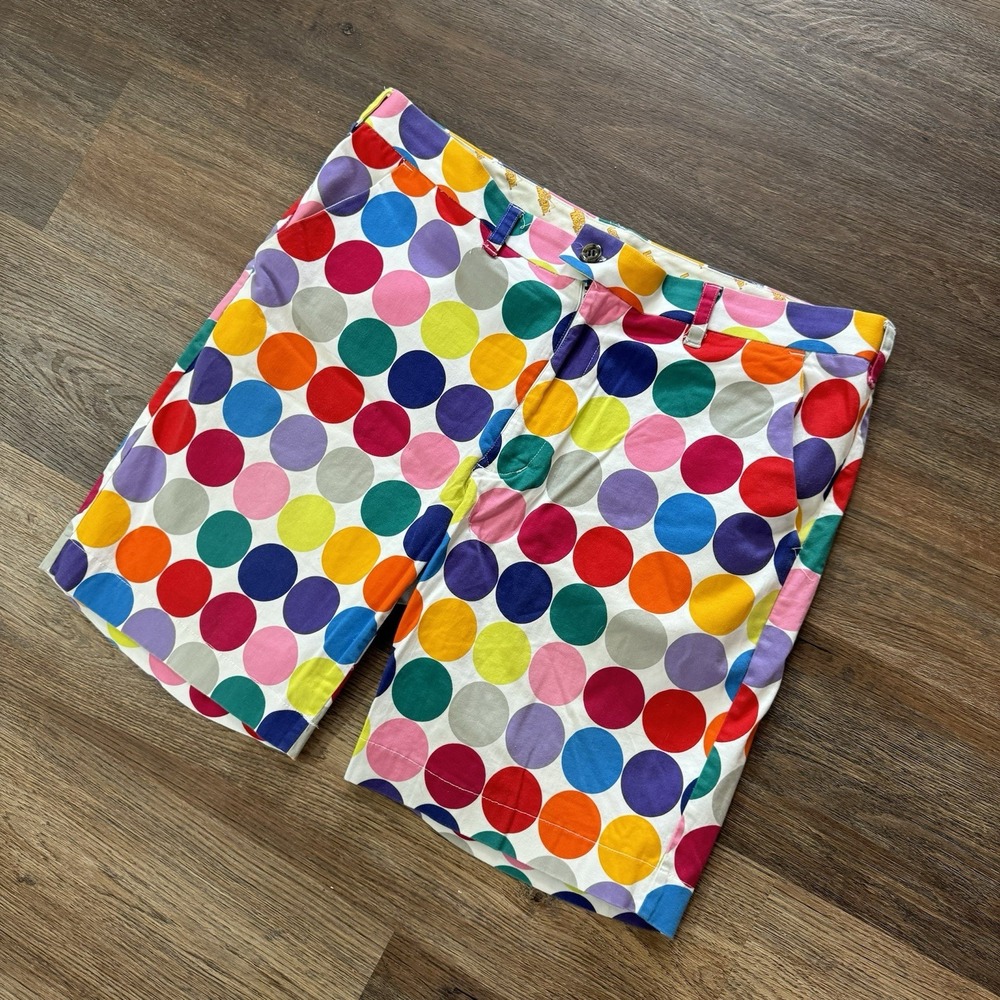 Loudmouth Golf Multicolor Polka Dot Shorts Men's Bright‎ Loud